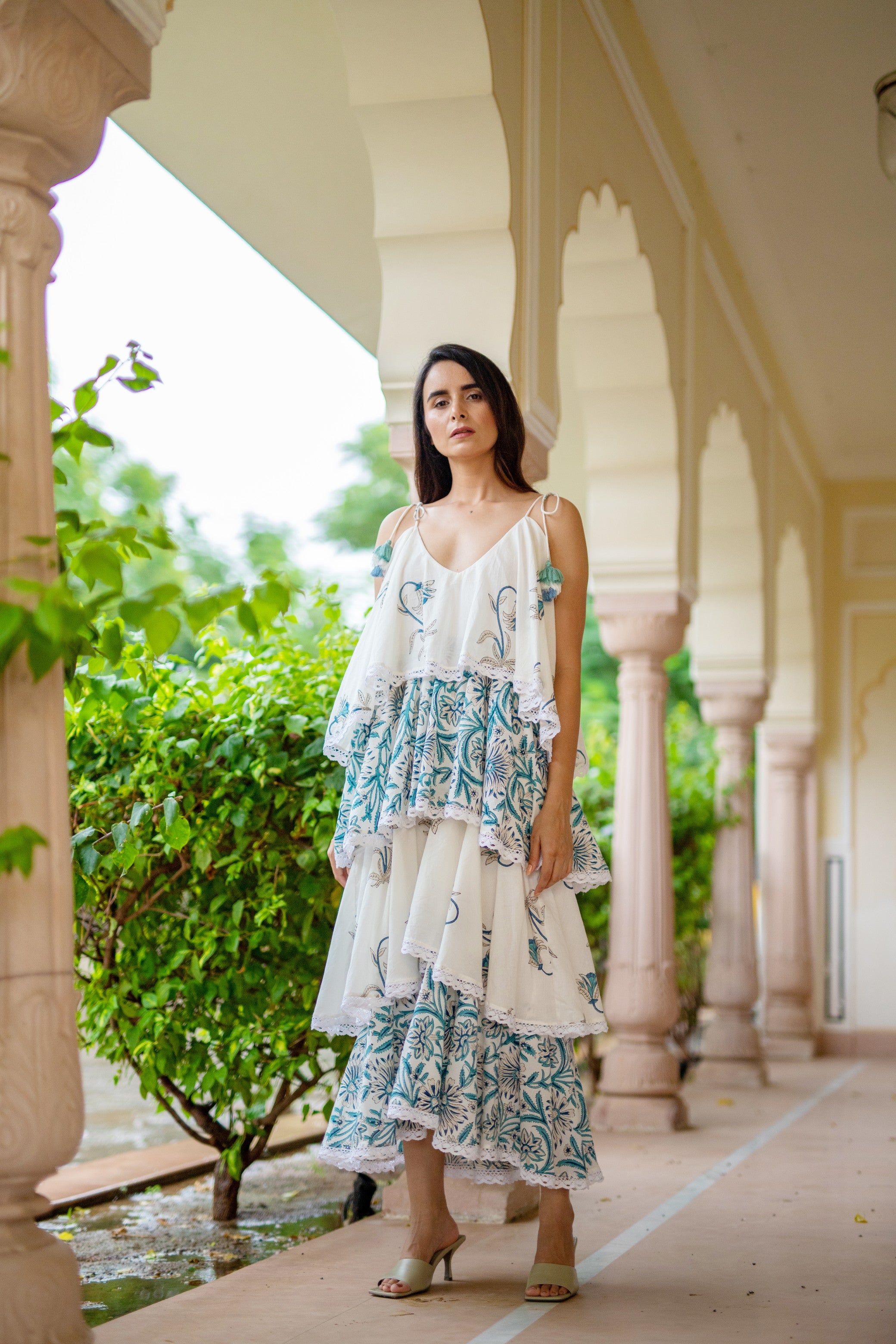 Nadima Midi Tier Dress